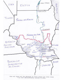Mapa Sudan